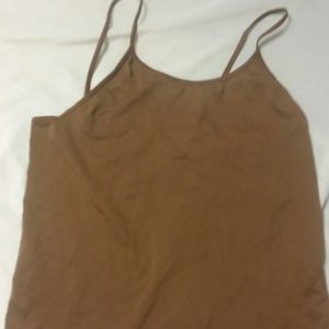 Brown Camisole Tank Top